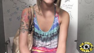 Ashton Pierce enjoys anonymous sex in public, taking cum in her mouth and deepthroating like a champ Сover